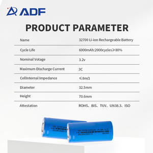 Ifr 배터리 리튬 32700 <span class=keywords><strong>Lifepo4</strong></span> 배터리 셀 <span class=keywords><strong>3.2v</strong></span> 5000mah 6000mah 6ah 원통형 리튬 이온 배터리 - Product Image 4