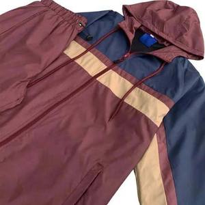 Manufacturer OEM Custom Logo Design Wholesale Blank Windbreaker Track Suits <b>Polyester</b> <b>Tracksuits</b> Two Piece Hoodie Pants Casual - Product Image 2