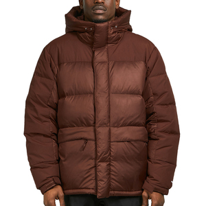 Chaqueta acolchada de alta calidad, precio barato, para hombre, Material de poliéster de nailon, chaqueta de diseño único, chaqueta acolchada de Color sólido para hombre - Product Image 5