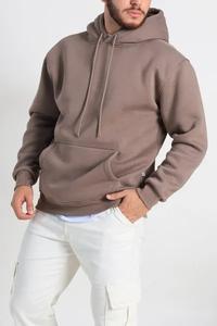 Sweat-shirt à capuche blanc brodé Aigle pour homme, collection 2026, vente en gros, pull uni de marque pour hommes - Product Image 3