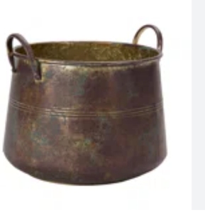 Macetas de metal para interior y exterior modernas macetas de acero galvanizado para decoración de jardín y hogar - Product Image 4