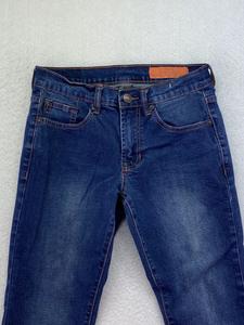 Vente en gros Dernière tendance 100% coton Jeans en toile froissée pour hommes personnalisés Bleach Stone Wash Straight Summer Casual - Product Image 2