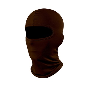 Vente en gros de cagoule d'hiver en polaire thermique personnalisée pour adultes coupe-vent ski/cyclisme acrylique polyester image sportive - Product Image 2