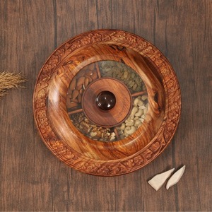 Eco Friendly Wooden Spice <b>Organizer</b> <b>for</b> Organizing Spices Herbs and Condiments with Stylish Wooden Finish - Product Image 1