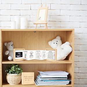 Cadeaux d'<span class=keywords><strong>annonce</strong></span> pour bébé Idées Cadeaux de <span class=keywords><strong>grossesse</strong></span> surprise Cadeaux de révélation pour soeur Meilleur ami Bébé Échographie Photo Souvenir Boîte en bois - Product Image 1