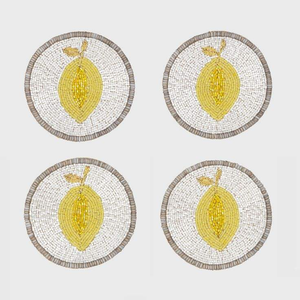 Posavasos de Cuentas Suaves con Bordado a Mano, Posavasos Redondos de Cuentas de Alta Calidad de glowin fashion - Product Image 3