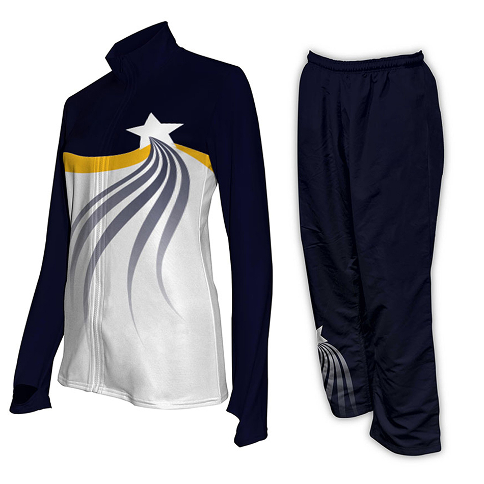 Dance Team Sweat Suits Custom Team Warm Up Suits High Quality