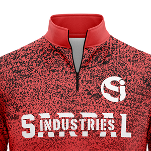 Sweat-shirt à demi-fermeture éclair pour hommes, pull-over décontracté à col ras du cou surdimensionné, impression en relief, sweat-shirt à demi-fermeture éclair en polaire durable - Product Image 2