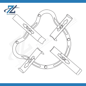 Rétracteur manuel en acier inoxydable Whitlow, cadre de 225 mm, point le plus large, rétraction vaginale, presque 360°, ensemble d'instruments chirurgicaux CE - Product Image 2