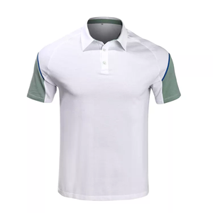 High Quality Custom Sublimation Printing Breathable <b>Compressed</b> Jersey Solid Polyester Men Short Sleeve Quick Dry Sports Golf - Product Image 2