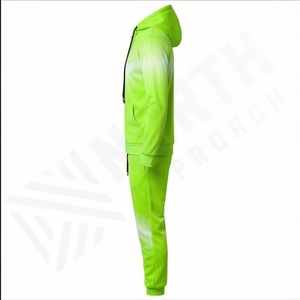 Conjunto Deportivo de Invierno para Hombre, Ligero, de Felpa, Venta Directa de Fábrica al por Mayor, Servicio Personalizado, Color Personalizado, Dos Piezas, para Gimnasio - Product Image 3