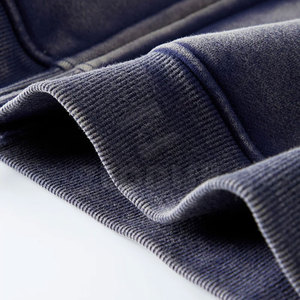 Prince personnalisé strass à capuche DTGPrint 100% coton pleine Zipup recadrée ourlet brut sweats à capuche fermeture éclair sérigraphie sweat à capuche FrenchTerry - Product Image 2