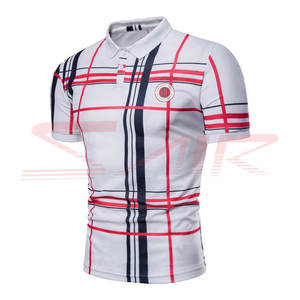 Vente chaude personnalisé imprimé hommes pour polos coton de haute qualité fibre de bambou séchage rapide tricoté conception Simple Pakistan - Product Image 5