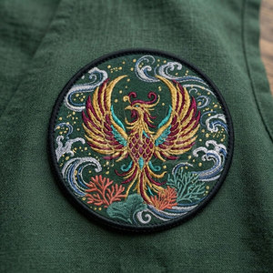 Patch brodé personnalisé en gros, de haute qualité, écologique, léger, en toile, à coudre sur les vêtements, les vestes, les chapeaux - Product Image 2