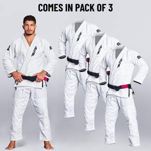 Logotipo personalizado BJJ GI OEM al por mayor Jiu Jitsu brasileño Kimono artes marciales uniforme Grappling traje duradero ligero - Product Image 3