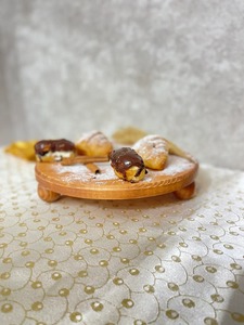 Support à gâteau en bois fait à la main, plateau de présentation de desserts rustique pour mariage, décoration de cuisine, table de desserts de mariage, fabrication indienne - Product Image 4