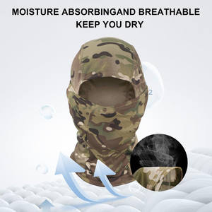 Cagoule de sport respirante intégrale pour le cyclisme, en polyester, personnalisable avec impression, en promotion - Product Image 3