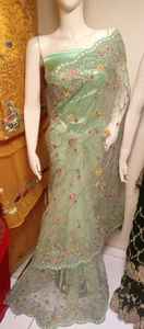 Mujeres Partywear paquistaní Sareez Saree señoras Sareez mujeres partywear ropa señoras gasa señoras vestido - Product Image 6