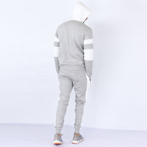 2025 100% al por mayor fábrica de algodón ligero transpirable liso chándales hombres 100% algodón Joggiing invierno chándal para Unisex - Product Image 5