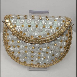 Sac à main de travail en miroir argenté de qualité supérieure, élégant sac à main en alliage métallique pour femmes, style bohème de luxe, sac de soirée et sacs à bandoulière - Product Image 4