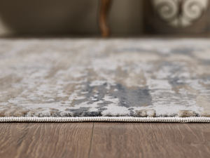 Alfombra turca de lujo hecha a máquina, Borrego Navy Premium para sala de estar, del fabricante de Gaziantep. - Product Image 4