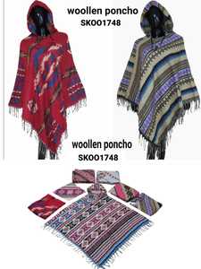 เสื้อแจ็คเก็ตมีฮู้ดฮิปปี้โบโฮขนสัตว์,เสื้อปอนโชขนสัตว์ทันสมัยทันสมัย - Product Image 2