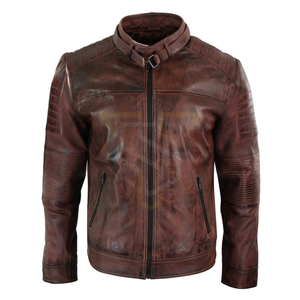 Veste en cuir de qualité supérieure pour homme, légère, à col montant, nouvelle arrivée, tendance, vêtements d'hiver, best-seller - Product Image 1