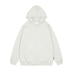 Sudadera con capucha bordada de peso pesado 350 Gsm de gran tamaño, sudaderas con capucha de algodón de rizo francés, logotipo bordado impreso Unisex en blanco, diseño personalizado - Product Image 2