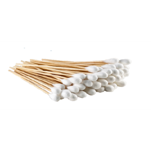 Cotton fioc con testa di cotone grande e unilaterale (circa 10 mm Ø), CE, sacchetto da 50 pezzi - Product Image 1