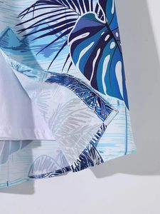 Chemise décontractée à manches courtes à imprimé floral d'été à la mode pour hommes Style hawaïen ample grande taille chemise de plage pour hommes - Product Image 4