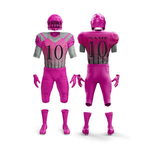 Custom Made American Football Uniform Top Quality 100 % Polyester American Football Uniform For Sale American Football Uniform - Product Image 3