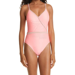New Arrival Custom Design Women Swimming Suit Wholesale Nylon / Polyester Made Women Swimming Suit - Product Image 2