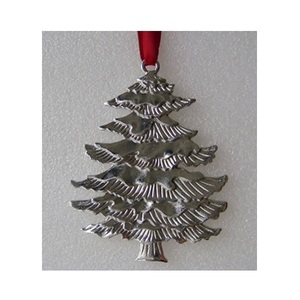 Décoration de Noël Support de Noël classique Argent Antique Fini Métal Fer Galvanisé Support à Gâteau Autre - Product Image 2