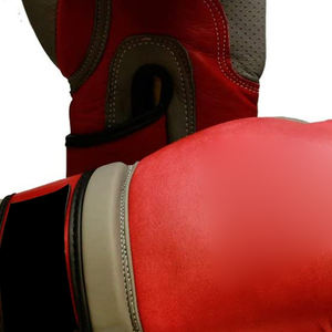 Guantes de boxeo profesionales personalizados de fábrica Cuero PU Todos los colores Guantes de boxeo de buen material - Product Image 6