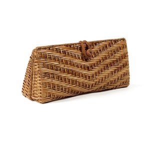 Eco fiber rattan pouch <b>bag</b> boho style handbag for women <b>cheap</b> price hand-braided <b>clutch</b> <b>bags</b> - Product Image 1