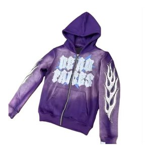 เสื้อฮู้ดผ้าฝ้ายสำหรับผู้ชายไซส์ใหญ่พิเศษปักลายสำหรับฤดูหนาว - Product Image 2