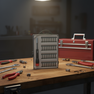 Destornillador de Precisión Usag con Porta-Puntas y 32 Puntas para un Fijado Rápido y Preciso - Product Image 3