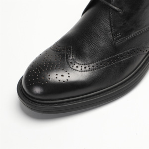 Botines Clásicos de Gamuza con Suela Antideslizante y Plantilla Acolchada para Oficina y Reuniones de Negocios - Product Image 2