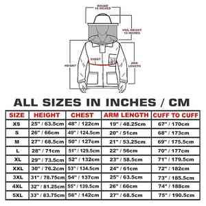 Chaqueta de apicultura ligera con tela de malla duradera antipicaduras para uso en apicultores - Product Image 3