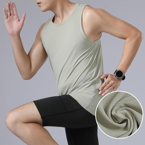 Top Selling Plus Size Men's Tank Top Comfortable Fit Breathable Knitted Crew Neck Plain OEM Supply for Adults - Product Image 5