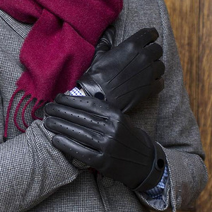 ถุงมือขับรถแฟชั่นหนังแกะนิ่มสำหรับคนขับถุงมือขับรถนุ่มสบายปลอดภัยทางอุตสาหกรรม - Product Image 5