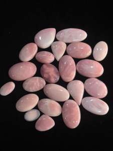 Piedras preciosas de cabujón sueltas de ópalo Rosa natural de alta calidad tamaño libre - Product Image 4