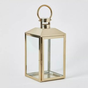 Standard Design Cast Aluminum <b>Lanterns</b> <b>Brass</b> Plated Eco-Friendly Handmade for Home Wedding Christmas Tabletop Lighting - Product Image 3