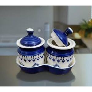 Lot de 2 pots de fruits secs en résine de conception antique faite à la main de qualité supérieure avec des matériaux de qualité supérieure au meilleur coût - Product Image 5