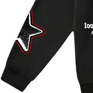 Chándal con estampado DTG personalizado para hombre con estilo, sudadera con capucha, pantalones acampanados, conjunto informal de 2 piezas, ropa de calle - Product Image 3