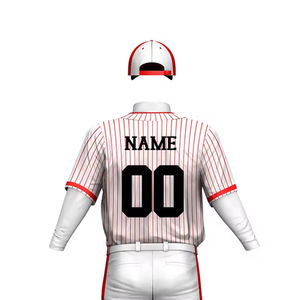 Uniformes de Béisbol Personalizados de Alta Calidad, Ropa Deportiva de Poliéster de Tallas Grandes, Unisex, Sublimación, Nombre del Equipo, Diseño Propio, Totalmente Transpirable - Product Image 4