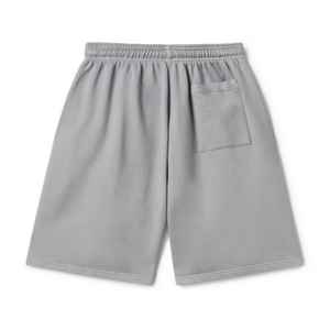 Shorts pour hommes décontractés de haute qualité, lavés à l'acide, vintage, unisexes, amples, vente en gros, personnalisés, 260 g/m², 100 % coton peigné, shorts d'été - Product Image 4