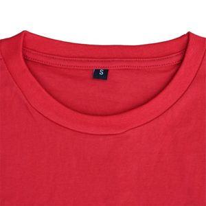 เสื้อยืดสีแดงธรรมดาพิมพ์ลายสำหรับผู้ชายเสื้อยืดเปล่าสำหรับใส่ได้ทั้งชายและหญิงเสื้อยืดผ้าฝ้ายออร์แกนิคสำหรับ100% - Product Image 3