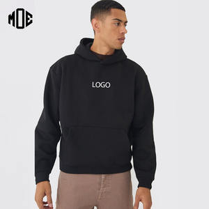 เสื้อฮู้ดลำลองแบบสวมหัวของผู้ชายเสื้อมีฮู้ดลำลอง100% หนาผ้าฝ้าย480GSM หนาเก็บอุณหภูมิ - Product Image 1