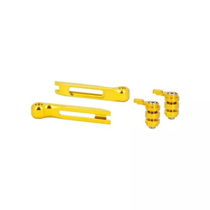Terminal à clip doré pour leviers CNC et guidon de vélo 3662775145279 - Product Image 1